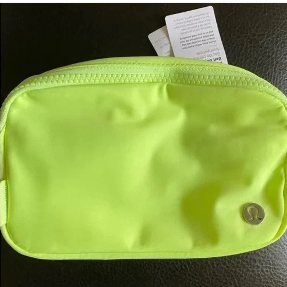 Lululemon Neon Yellow Pouch